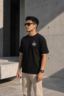 BNHS × TMX LAB Nakal Tee — fit close-up